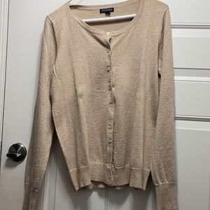 Glittery gold cardigan